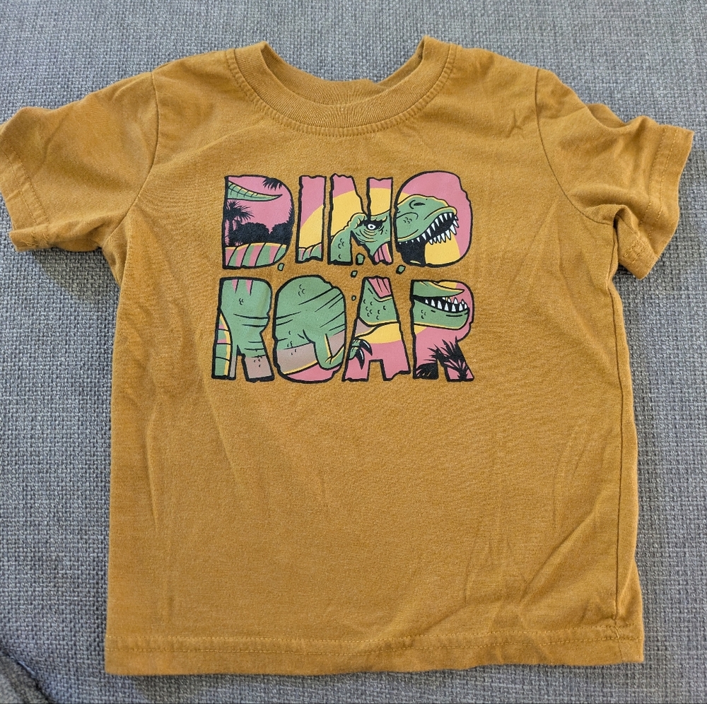 Jumping Beans Tan Short Sleeve Tee Casual Cotton